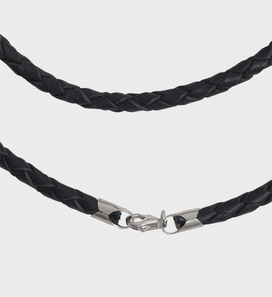 Collar piel Uhlmann 4mm, 45 cm