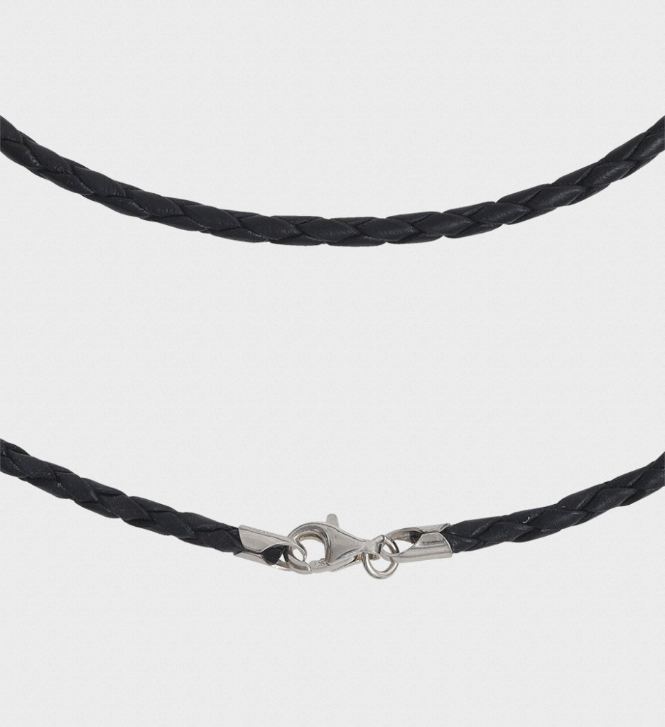 Collar piel Uhlmann 2mm, 50 cm,