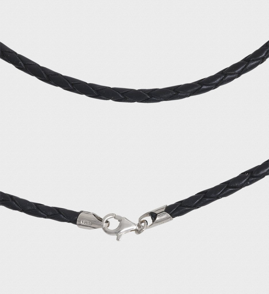 Collar piel Uhlmann 3mm, 50 cm,